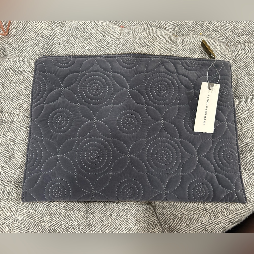Anthropologie gray clutch- NWT